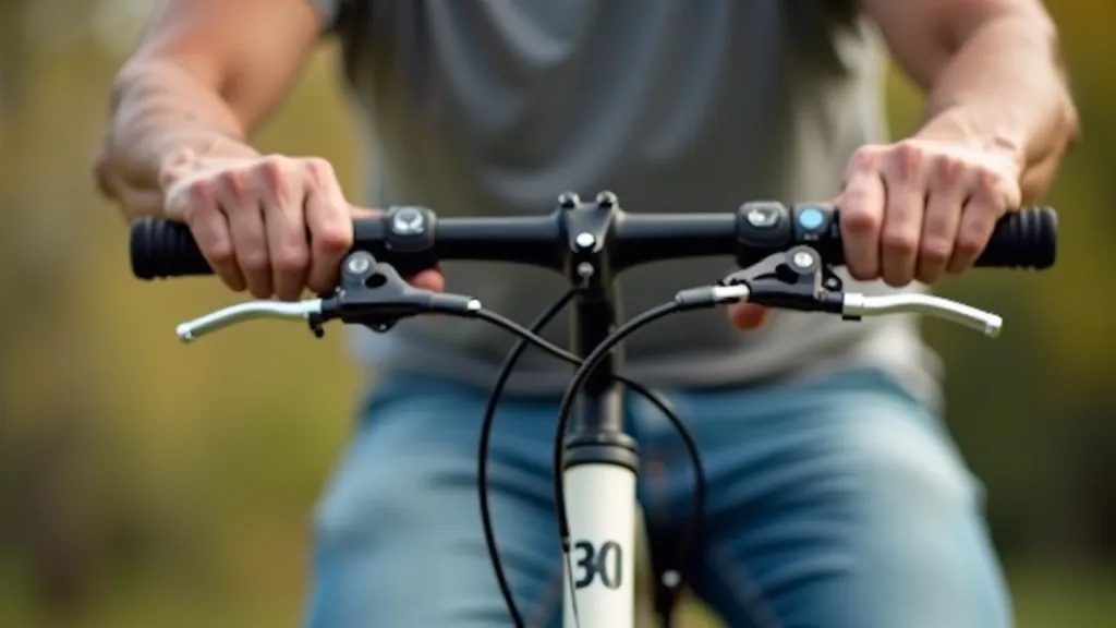 Close-up of bike frame showing relaxed geometry angles, professional bike shop, natural lighting, detail focus